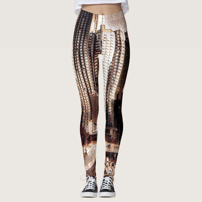 Bionische Mädchen-Beine Cosplay Leggings (Vorderseite)