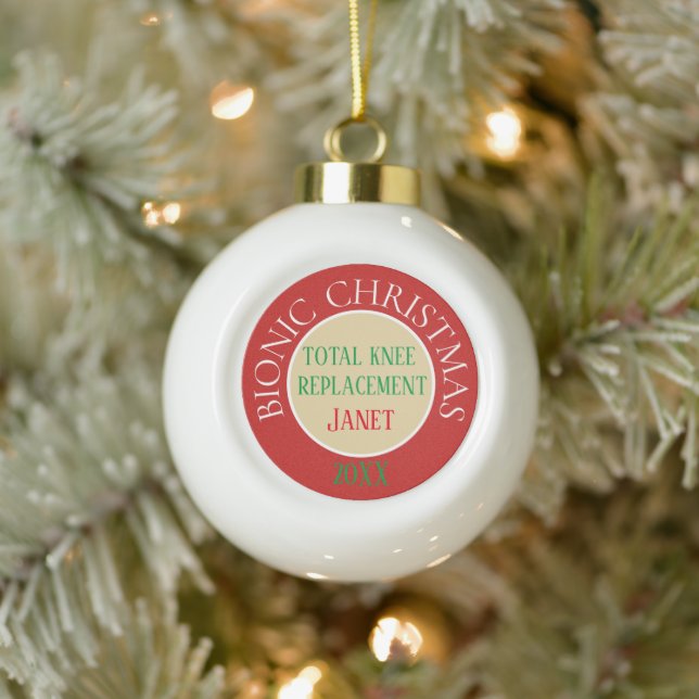 Bionische Weihnachtsschmuck Keramik Kugel-Ornament (Baum)
