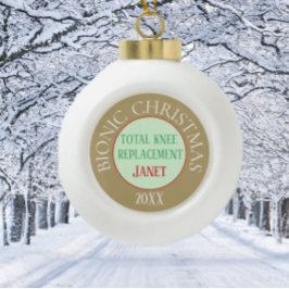 Bionische Weihnachtsschmuck Keramik Kugel-Ornament