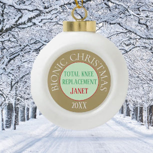 Bionische Weihnachtsschmuck Keramik Kugel-Ornament