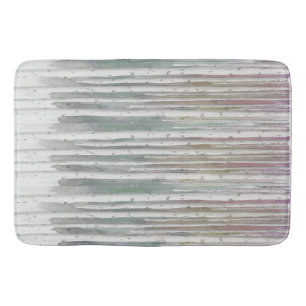 Biophile handgemalte gedämpfte Birken-Aquarell-Hol Badematte