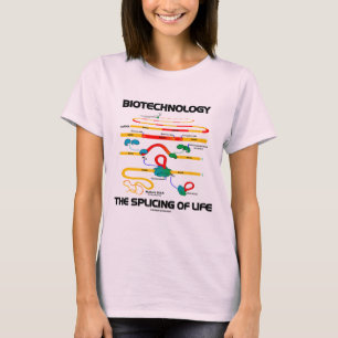 Biotechnologie das Verstärken des Lebens (reife T-Shirt