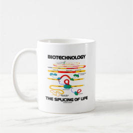 Biotechnologie das Verstärken des Lebens (reife Zweifarbige Tasse