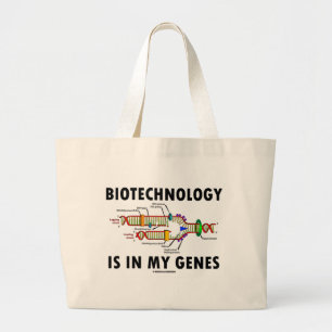Biotechnologie ist in meinen Genen Jumbo Stoffbeutel