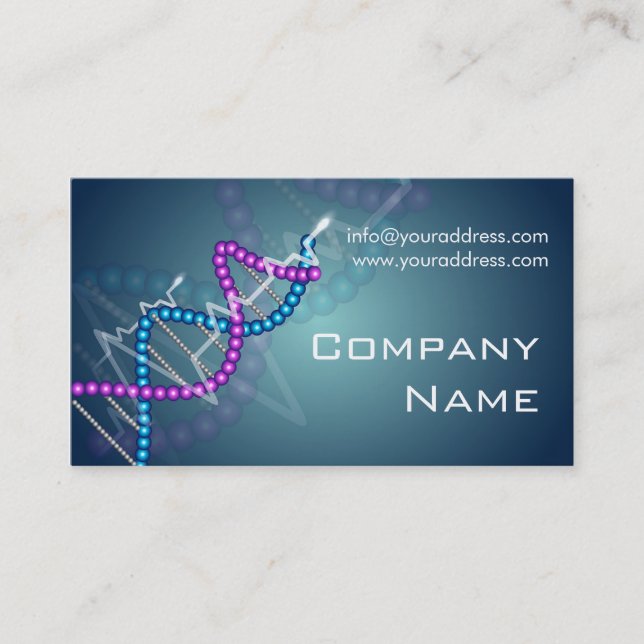 Biotechnology / Biotechnologist Neuron Doctor Visitenkarte (Vorderseite)