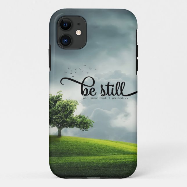 Biotyp "be still" Case-Mate iPhone hülle (Rückseite)