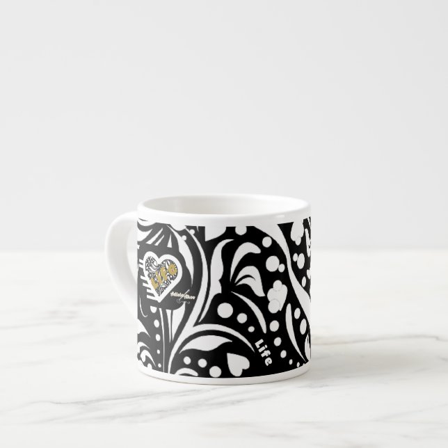 Biozid Black Espresso Tasse von Poet Adiela Akoo (Vorderseite Links)