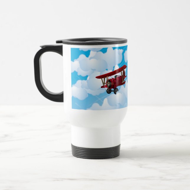 BiPlane Reisebecher (Links)