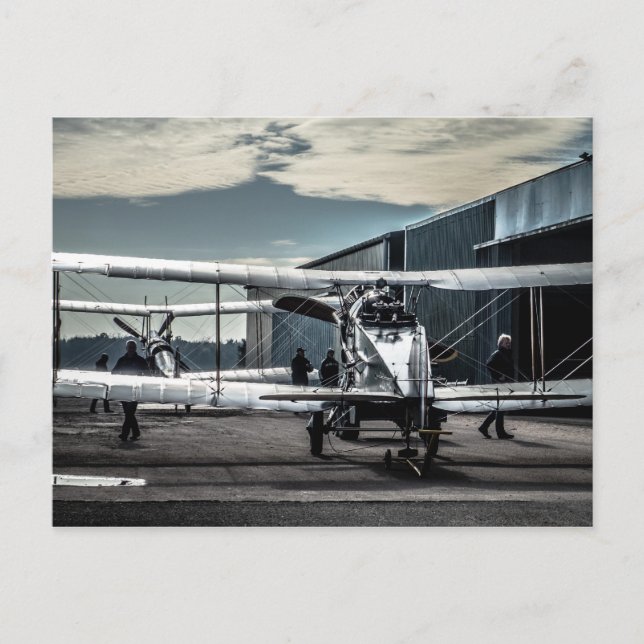 Biplanes Postkarte (Vorderseite)