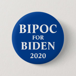 BIPOC für den Knopf Biden Button