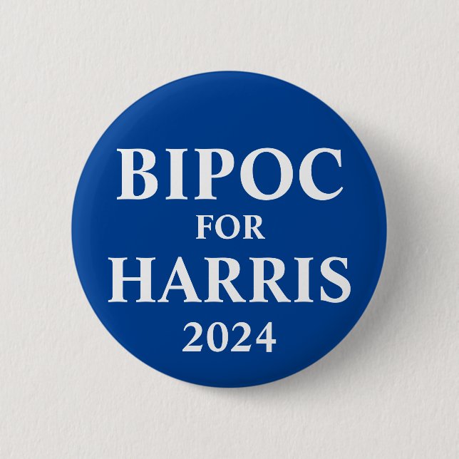 BIPOC für Harris-Taste Button (Vorderseite)