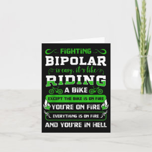Bipolar Fighter Mania Psychische Störung Angst Psy Karte
