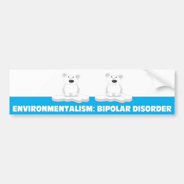 bipolare Anschlagmarke Autoaufkleber (Vorne)