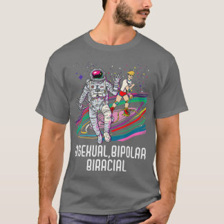 Bipolare bipolare Rainbow Pride Bisexualit T-Shirt