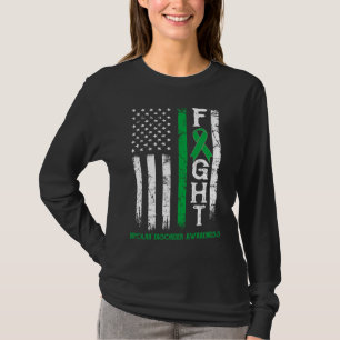 Bipolare Störung Warrior US-Flagge T-Shirt
