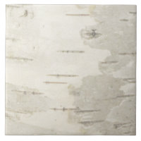 Birch Bark Nature Fotografy Keramik Tile