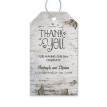 Birch Bark Rustic Wedding
