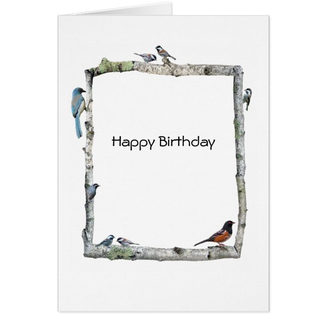 Birch Bird Frame (Vorne)