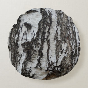 Birch Brushed Polyester Rundkissen 41 cm Rundes Kissen