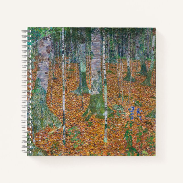 Birch Forest | Gustav Klimt | Notizbuch (Vorderseite)