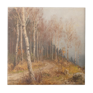 Birch Forest - Hugo Mühlig Fliese