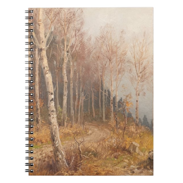Birch Forest - Hugo Mühlig Notizblock (Vorderseite)