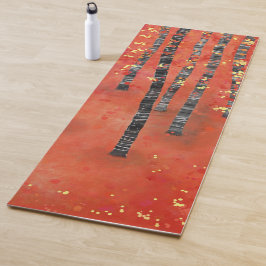 Birch Forest Landscape Yogamatte