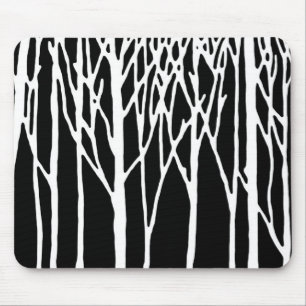 Birch Forest von Leslie Paprikaschoten Mousepad