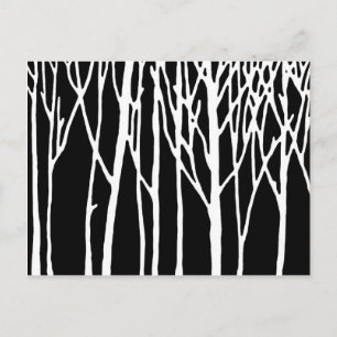 Birch Forest von Leslie Paprikaschoten Postkarte