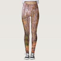 Birch Forrest Herbst Foto Custom Leggings