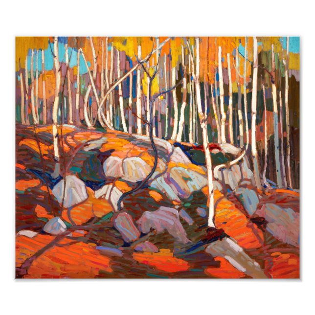 Birch Grove, Herbst | Tom Thomson | Fotodruck (Vorne)