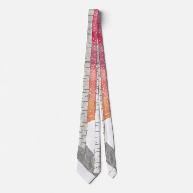 Birch in der Schneekönchen-Tie Krawatte (Vorderseite)