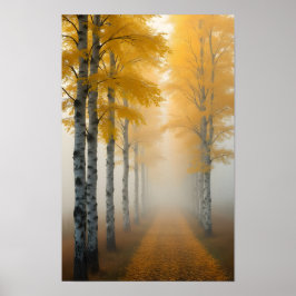 Birch Tree Alley Poster