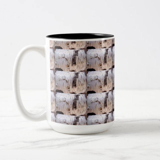Birch Tree Bark Tasse (Links)