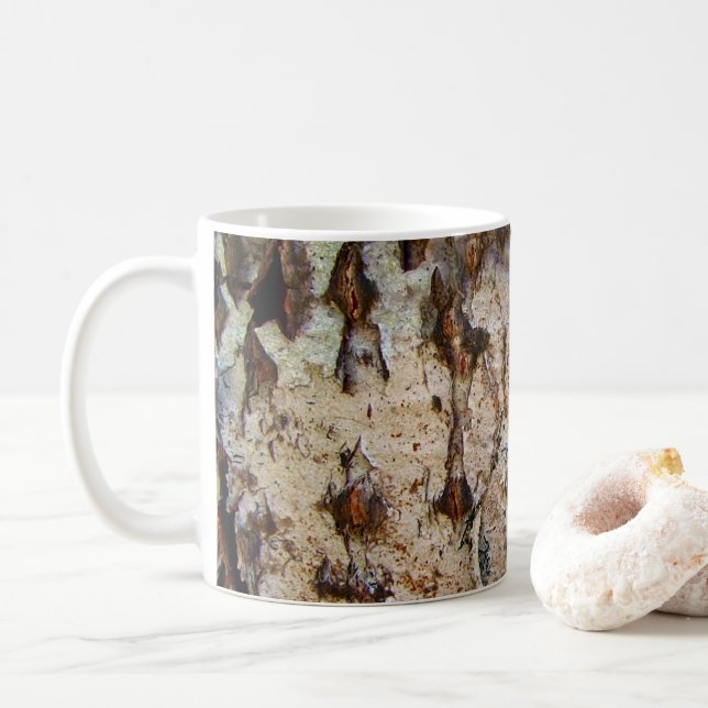 Birch Tree Bark Tasse (Mit Donut)