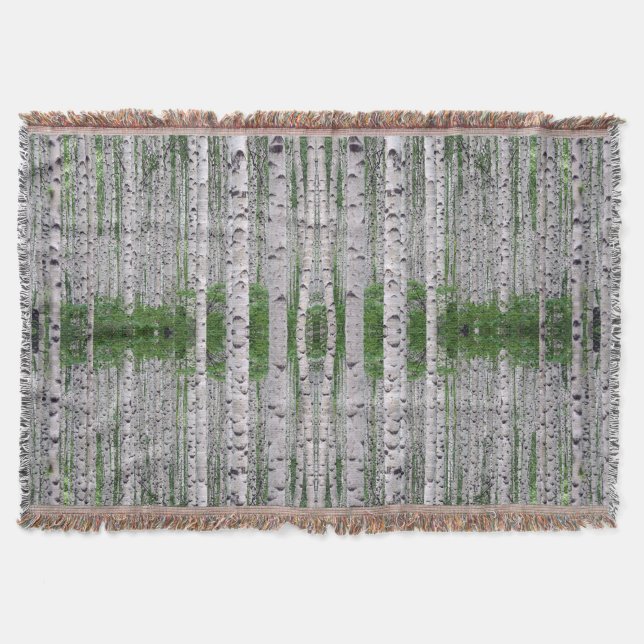 Birch Tree Forest Nature Decke (Vorderseite)