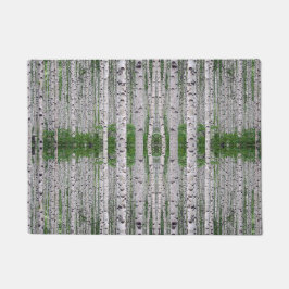 Birch Tree Forest Nature Door Mat Fußmatte