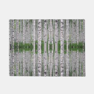 Birch Tree Forest Nature Door Mat Fußmatte