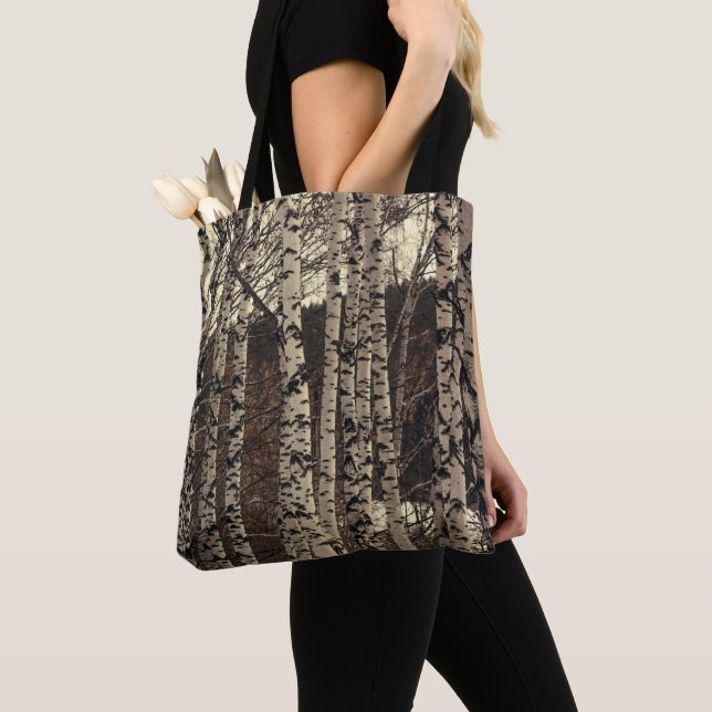 Birch Tree Forest Nature Tasche (Von Nahem)