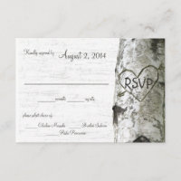 Birch Tree mit Carved Heart UAWG