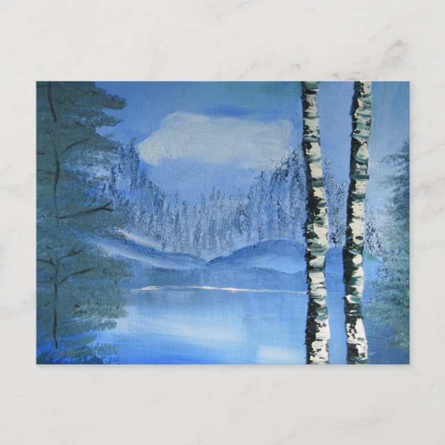 Birch Tree Postcard (horizontal) Postkarte (Vorderseite)