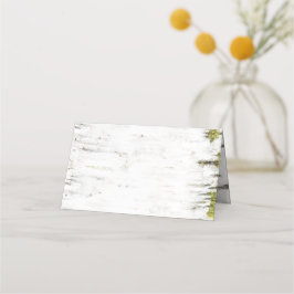 Birch Tree Rustic Wedding Platzkarte