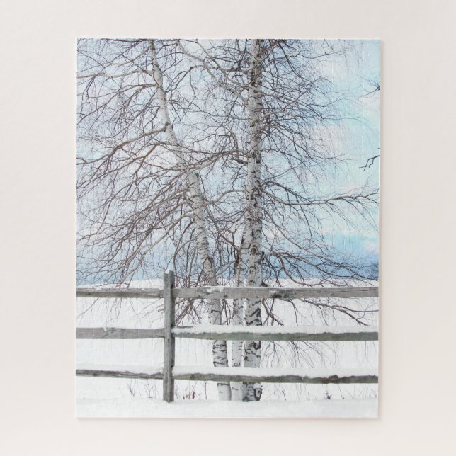 Birch Tree Winter (Vertikal)