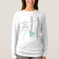 Birch Trees Deer Inspirational Zitat