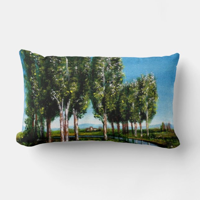 BIRCH TREES IN TUSCANY LENDENKISSEN (Vorderseite)