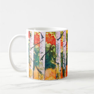 Birch Trees Kaffeetasse