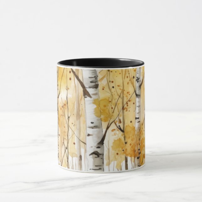 Birch Trees Mug Tasse (Zentrum)