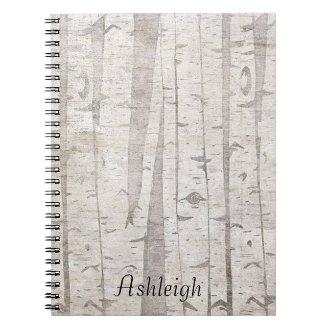Birch Trees Notizblock (Vorderseite)