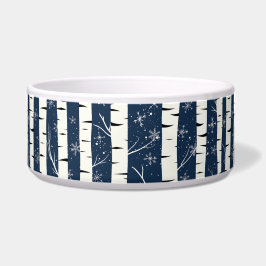 Birch Winter Wonderland Pattern Napf