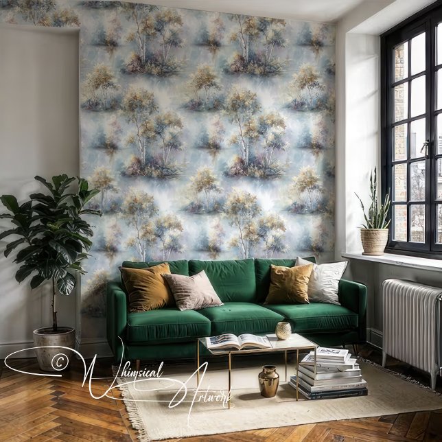 Birch Woodland Islands Wallpaper Tapete (Von Creator hochgeladen)